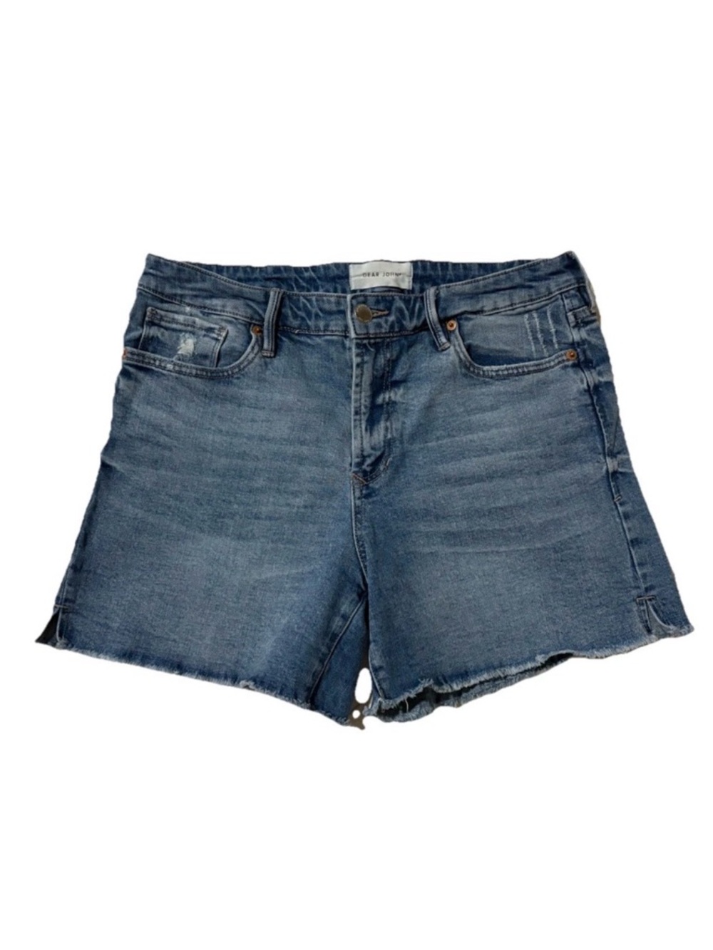 Dear John Medium Blue Denim Cutoff Shorts